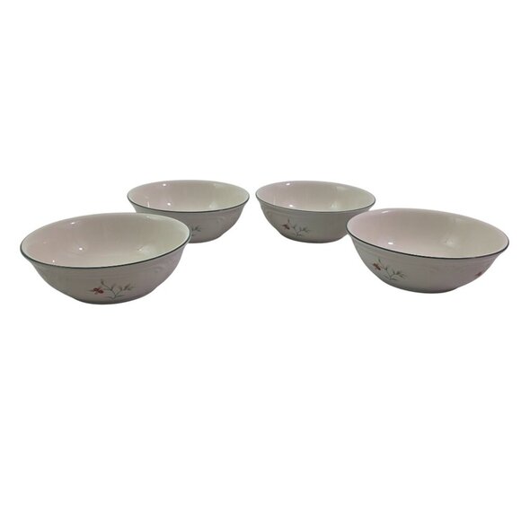 Pfaltzgraff Winterberry 5.8” Stoneware Cereal Soup Salad Bowls – Set of 4 - Picture 9 of 16